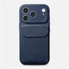 Applicable to iPhone17PROMAX mobile phone case, lychee leather pattern card bag bracket, advanced Apple 16 anti-drop protective case.