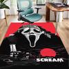 Heartbeat Ghostface Of Horror Office Rug Chair Mat, Game Carpet, Suitable for Front Door, Bedroom, Living Room, Desk, Holiday Gift