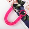 Lanyard Retractable Coil Springs Stretch Spring Coil Keyring Key Hooks Anti-lost Lobster Clasp