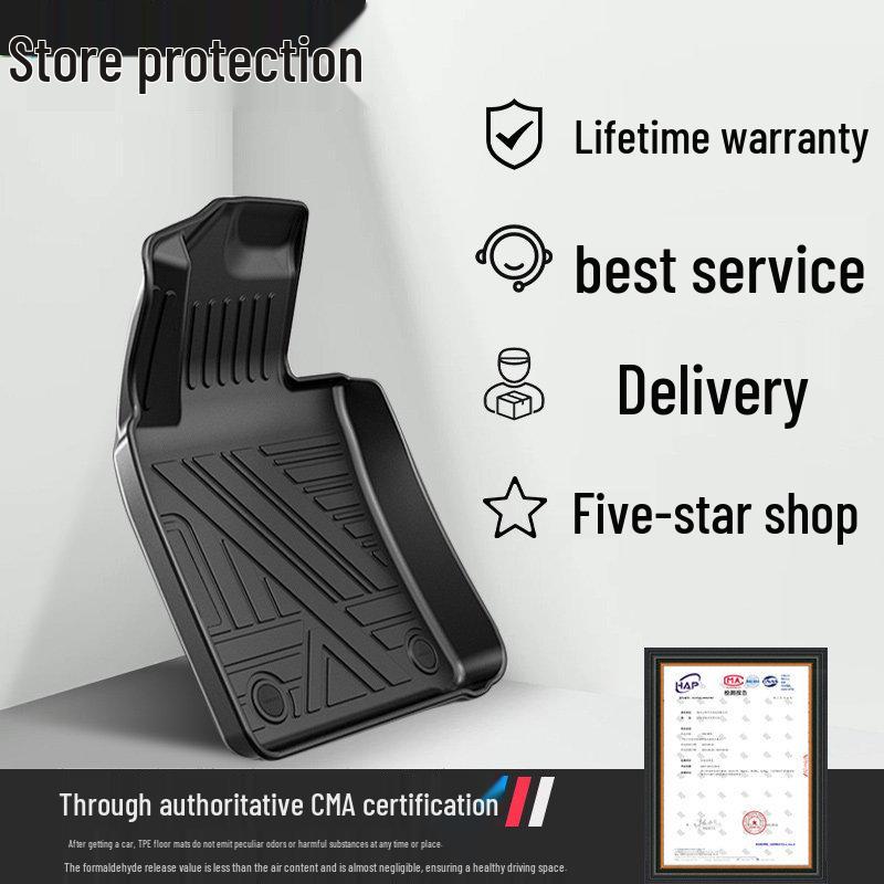 BYD Song Pro Floor Mats: Compatible with 25 Models, Full Coverage TPE, for DM/DMI Car Accessories.