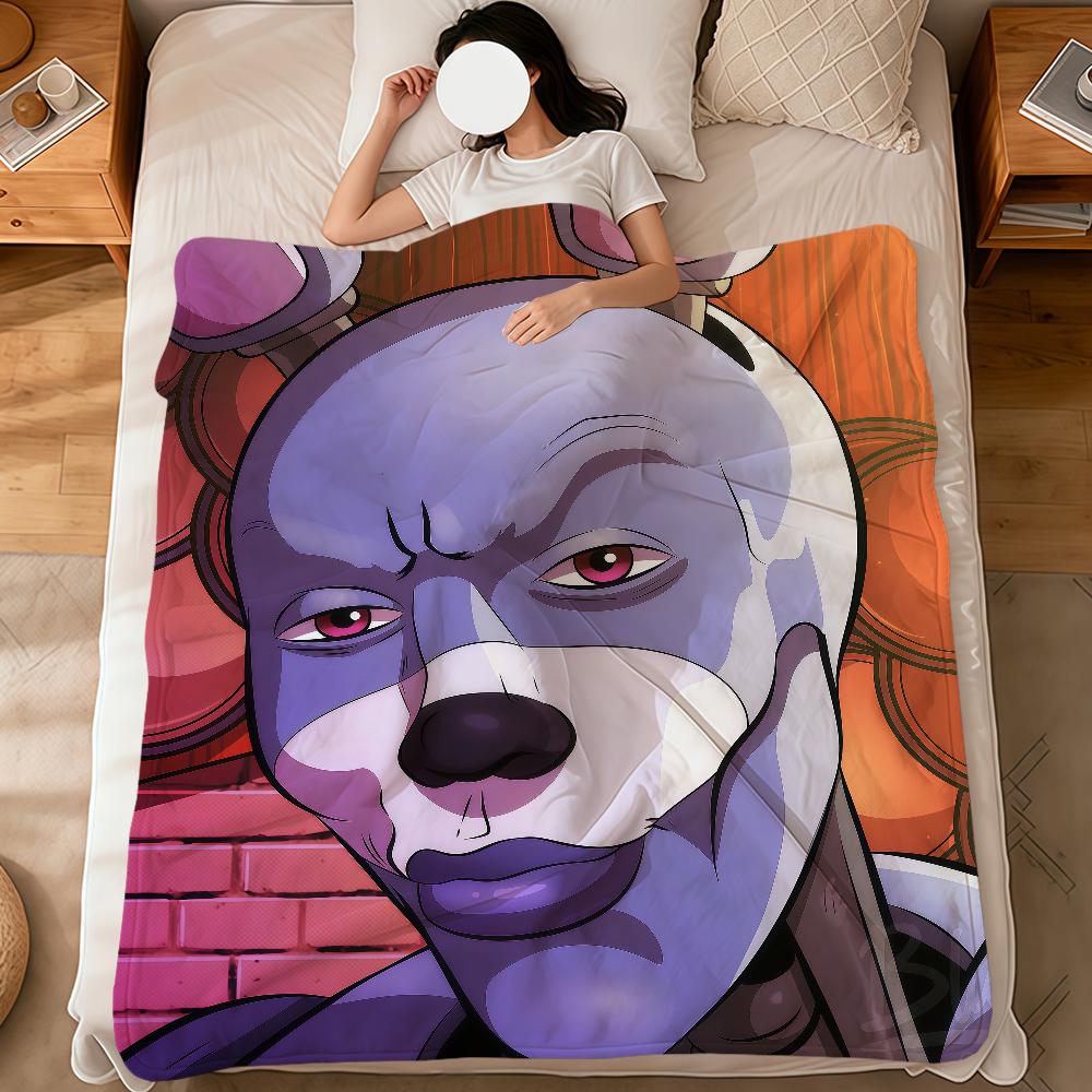 funny meme sigma soft warm plush blanket f-freddy sofa B-Bonnie living room pet hogar bedroom gift home Car portable f-f-fn-afS