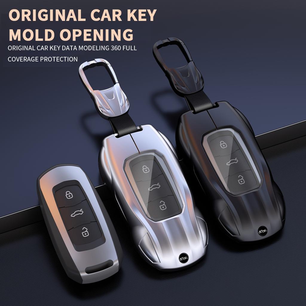 Car Key Case Cover Shell For Geely Emgrand X7 GS GX3 GT GC9 EC7 GC715 EC718 Englon SC3 Atlas Pro Keyless Accessories
