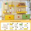 Xuan Yong Pegboard Desk Organizer with Metal Drawer