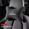 Car Seat Headrest Auto Logo Neck Spine Protect Pillow For Volvo V60 XC90 S60 C30 XC60 V50 V70 S90 XC40 S80 V90 EM90 C40 S40 S80L