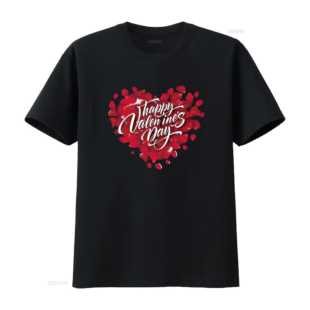 Valentines Day On Rose Petalsmed Heart Able Retro Men S T Shirt with Fun S for Parties and Holidays Black 2X Large Vintage