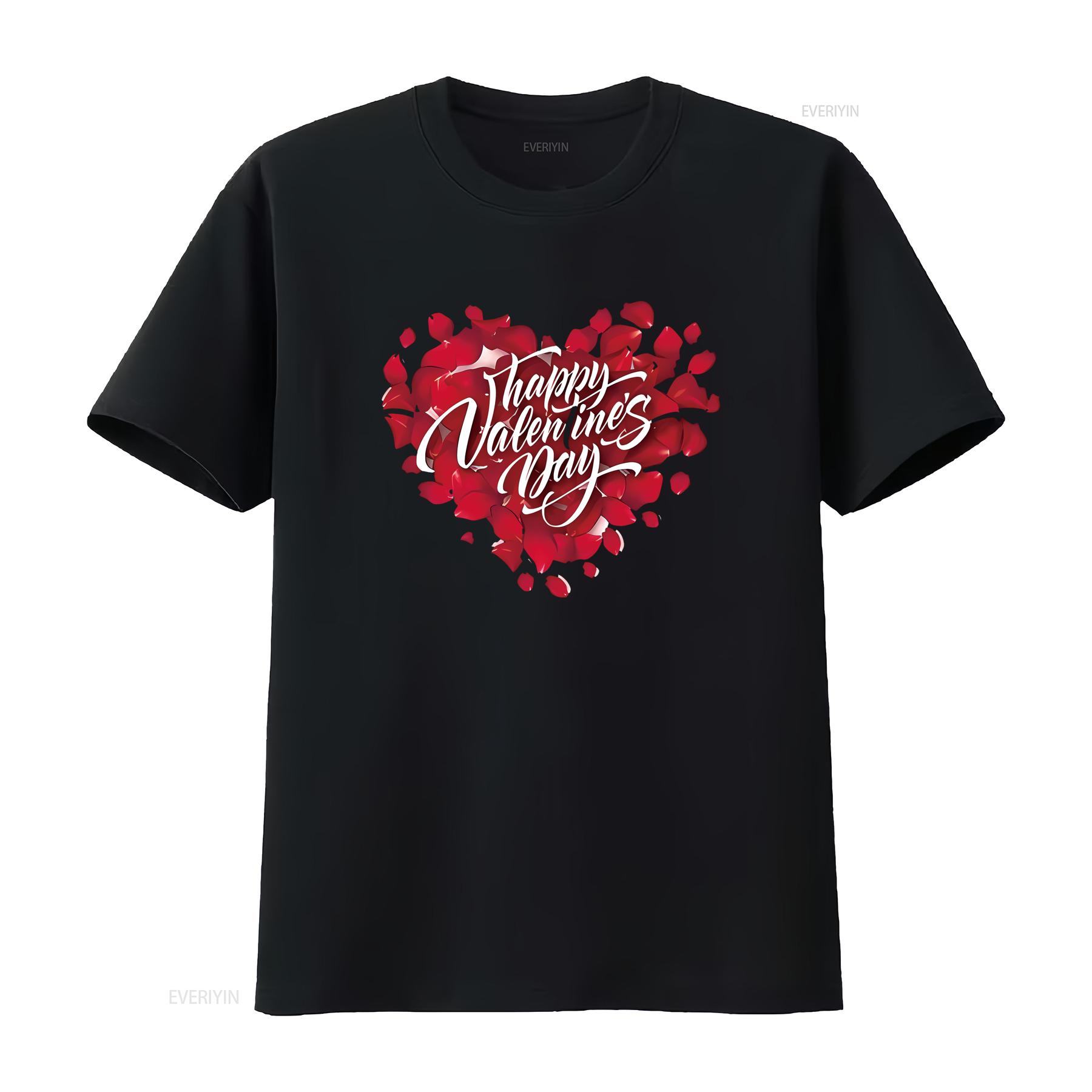

Valentines Day On Rose Petalsmed Heart able Retro Men s T Shirt with Fun s for Parties and Holidays Black 2X Large vintage 4XL