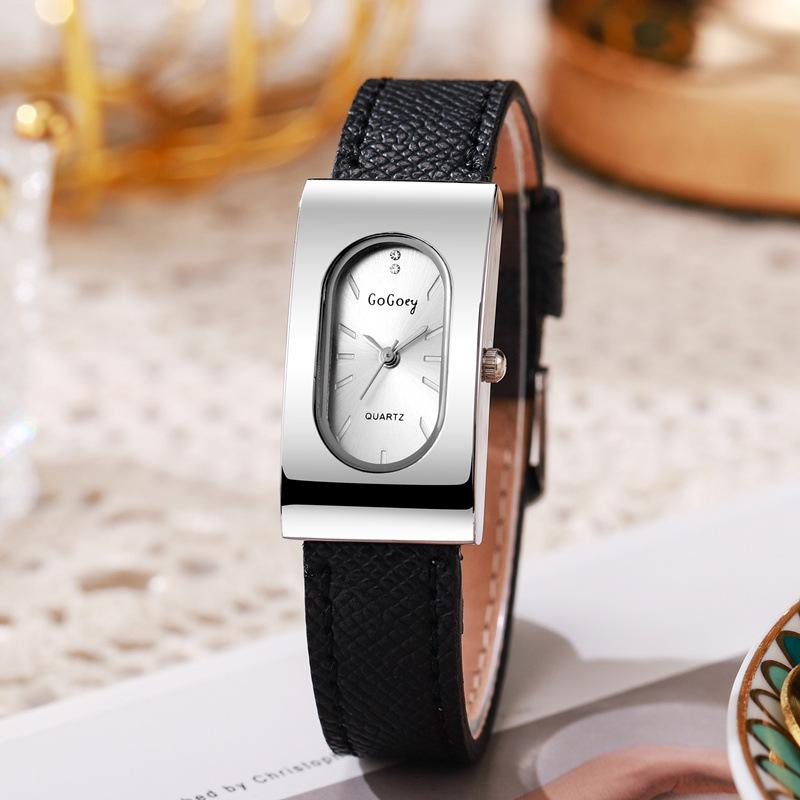 New Brand Women Watch Fashion Rectangular Dial Quartz Watch Simple Leather Strap Luxury Ladies Gift Wristwatches Dropshipping