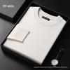 Men's High Neck Double Roll Wool Sweater - Soft, Warm, Solid Color, Close-Fitting Base Layer, Trendy Knitted Design