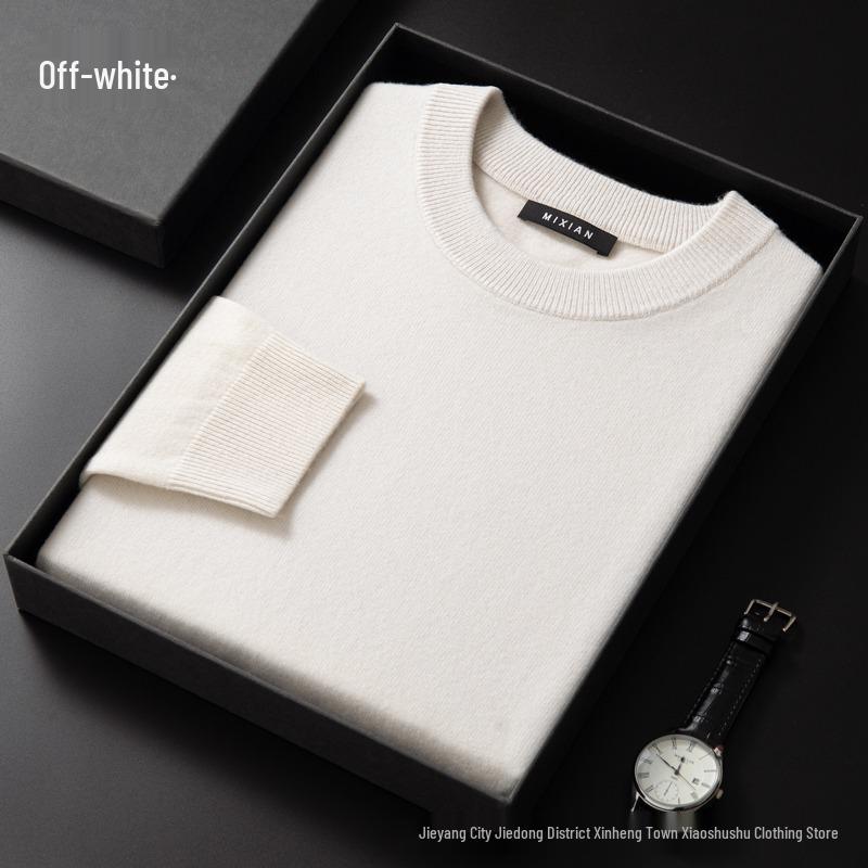 Men's High Neck Double Roll Wool Sweater - Soft, Warm, Solid Color, Close-Fitting Base Layer, Trendy Knitted Design