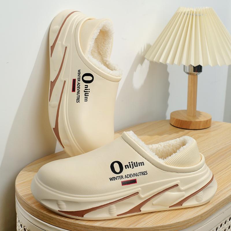 Zimní pánské teplé pantofle Bavlněné pantofle Zateplené paty Venkovní Vnitřní Teplé boty Pánské Domácí Ložnicové Plyšové Teplé pantofle 38-45