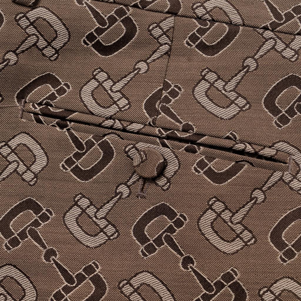 GUCCI Maxi Horsebit-motif Tailored Trousers 720965-ZAKIV-9549