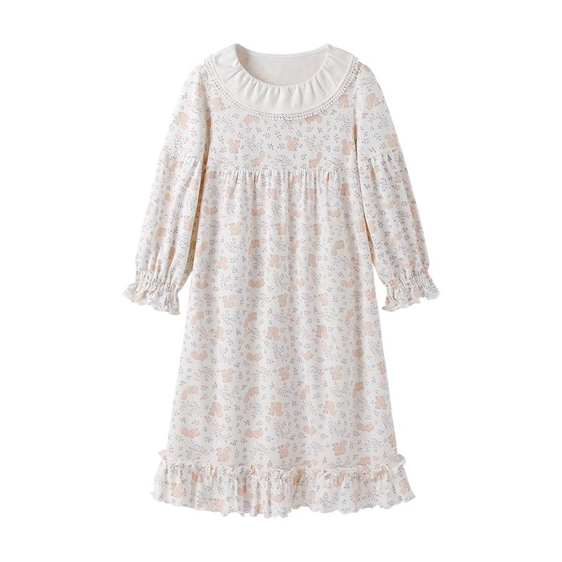 YEEHOO Girls  Floral Lyocell Sleep Dress 150
