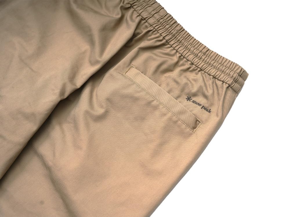 Snow Peak TC Twill Easy Pants and XL EC-PA-25SU001, Men's Women's Beige,