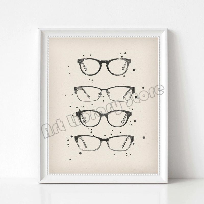 Vintage Human Eye Anatomy Medical Education Poster Canvas Painting Wall Art Pictures Ophthalmic Clinic Home Decor Gift