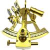 Brass Sextant Shinny Collectible Nautical Gift Decorative Showpiece - 12 Cm  (Brass, Gold, Black)