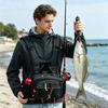 Zaino a Gilet Sportivo Borse Borsa da Petto per Pesca Borsa da Pesca Esterna Antigraffio Borsa da Petto Antispruzzo Multicolore
