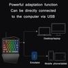 T-WOLF Mobiles Gaming Einhand-Tastatur, Spezifikation: Tastatur+Maus+Thron