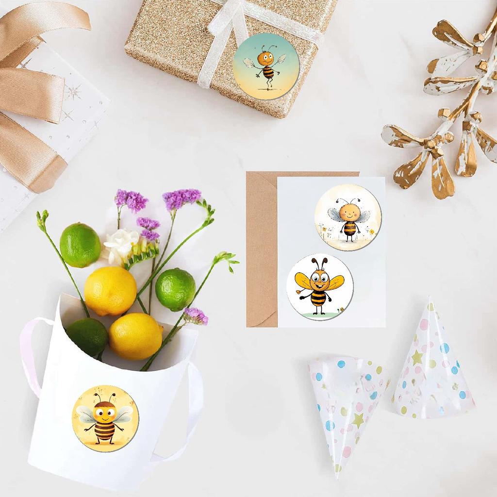 Cartoon, Bienen-Aufkleber, Kinder, Belohnungsaufkleber, Handbücher, Graffiti, Geschenkverschlussaufkleber