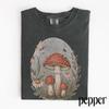 Classic Amanita Muscaria Graphic Shirt, Woodland Mushroom Nature Tee, Whimsical Cottagecore Vintage Top, Comfort Colors® Fungi Gift Tee