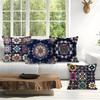 4Pcs/Setgeometric Square Boho Pattern Cushions Pillowcase Polyester Cushion Cover Throw Pillow Pillowcover Home Car Sofa Decor