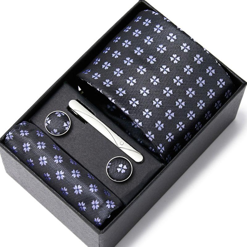Nouvelle Cravate pour Homme Six Pièces Affaires Mariage Cravate pour Homme