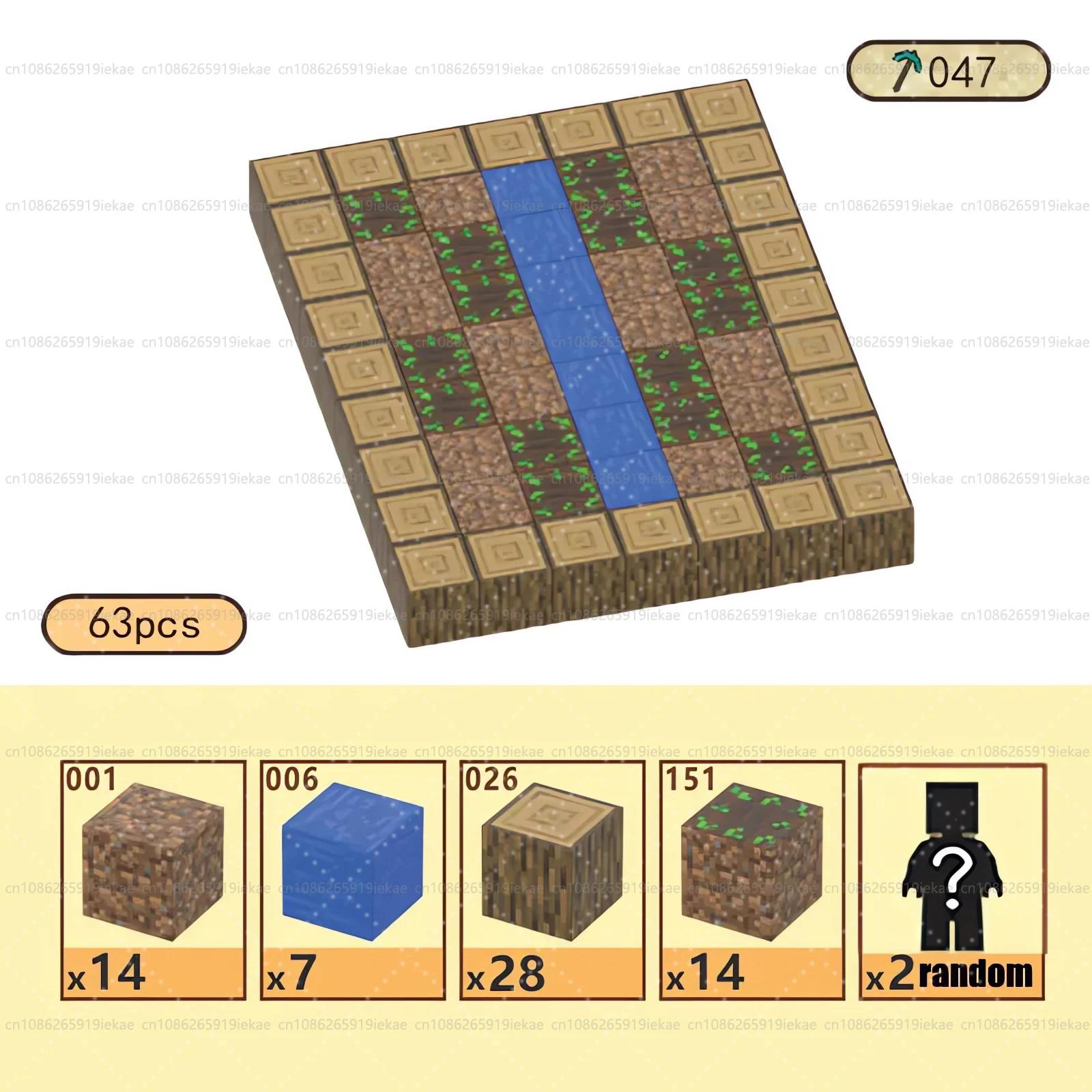 

Магнитные строительные блоки Mine World Магнитные кубики Лесной набор для мальчика девочки ребенка возраста 3+ Сделай сам модель Детская STEM сенсорная игрушка подарок