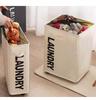 Rolling Oxford Cloth Laundry Basket - Japanese Style, Storage for Clothes, Dirty Laundry & Yoga Mats