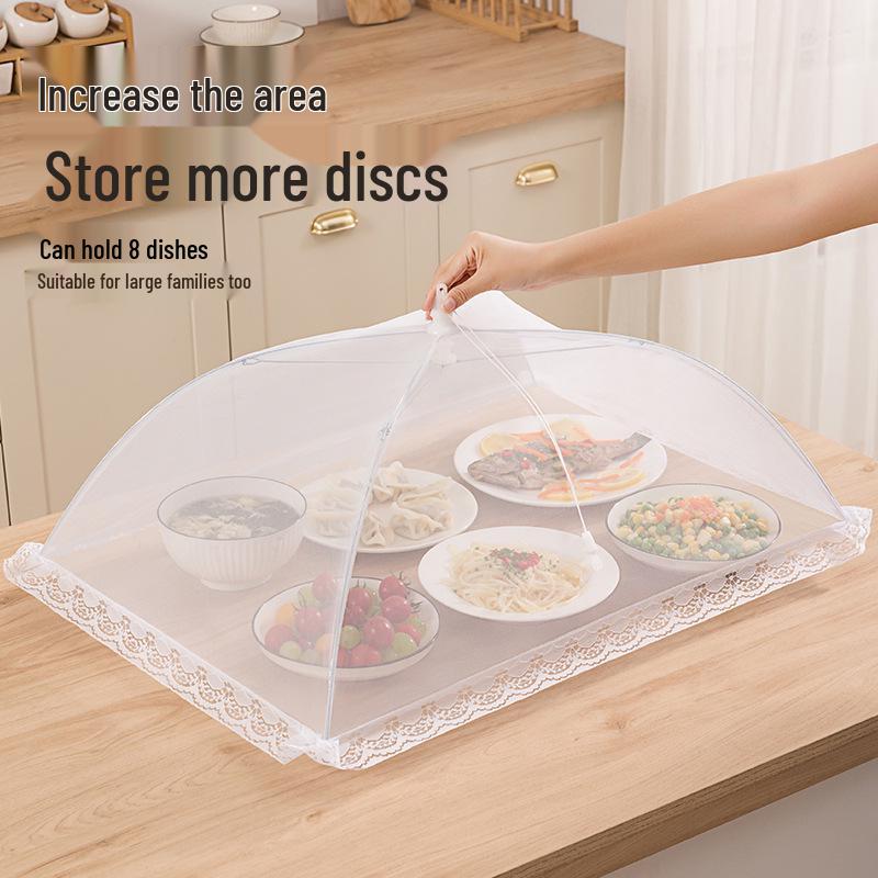 Thickened Mesh Rectangular Foldable Food Cover - Dust & Insect Proof
