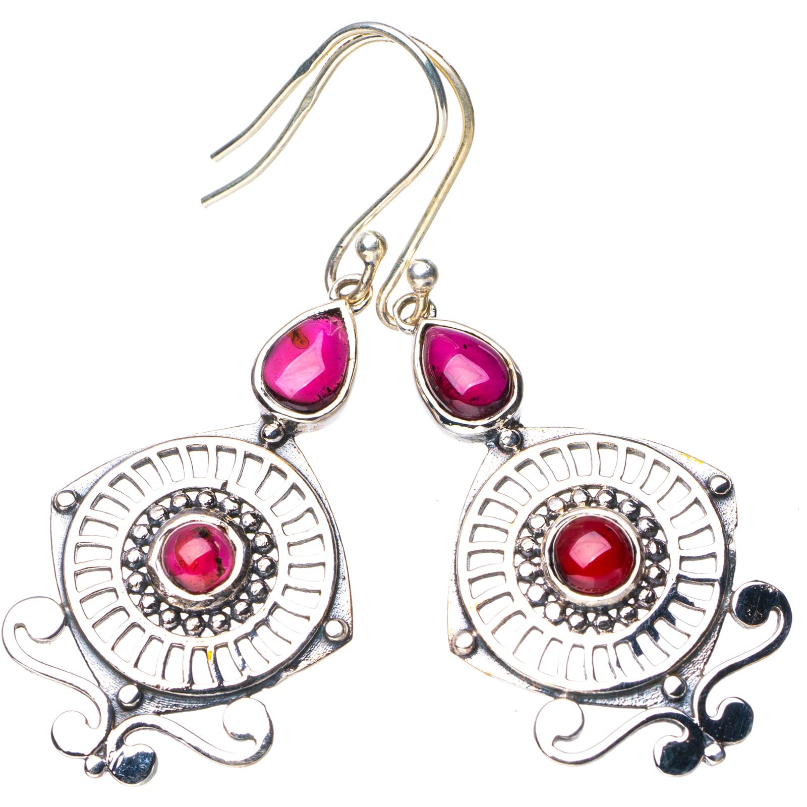

StarGems® Natural Amethyst Handmade 925 Sterling Silver Earrings 2 E5694