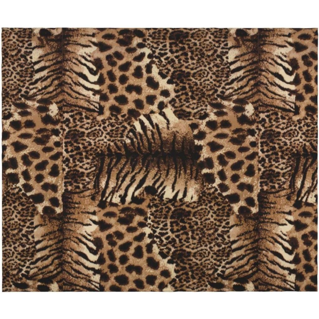 Leopard Tiger Animal Print Flannel Blanket Jungle Skin Soft Warm Throw Blanket Sofa Bed Wild Fashion Home Decor Gift