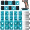 12pcs Power Tool and Battery Holder Battery Storage Batterys Mounts Storage Holders Rack for Makita BL1860 BL1850 BL1840 BL1830