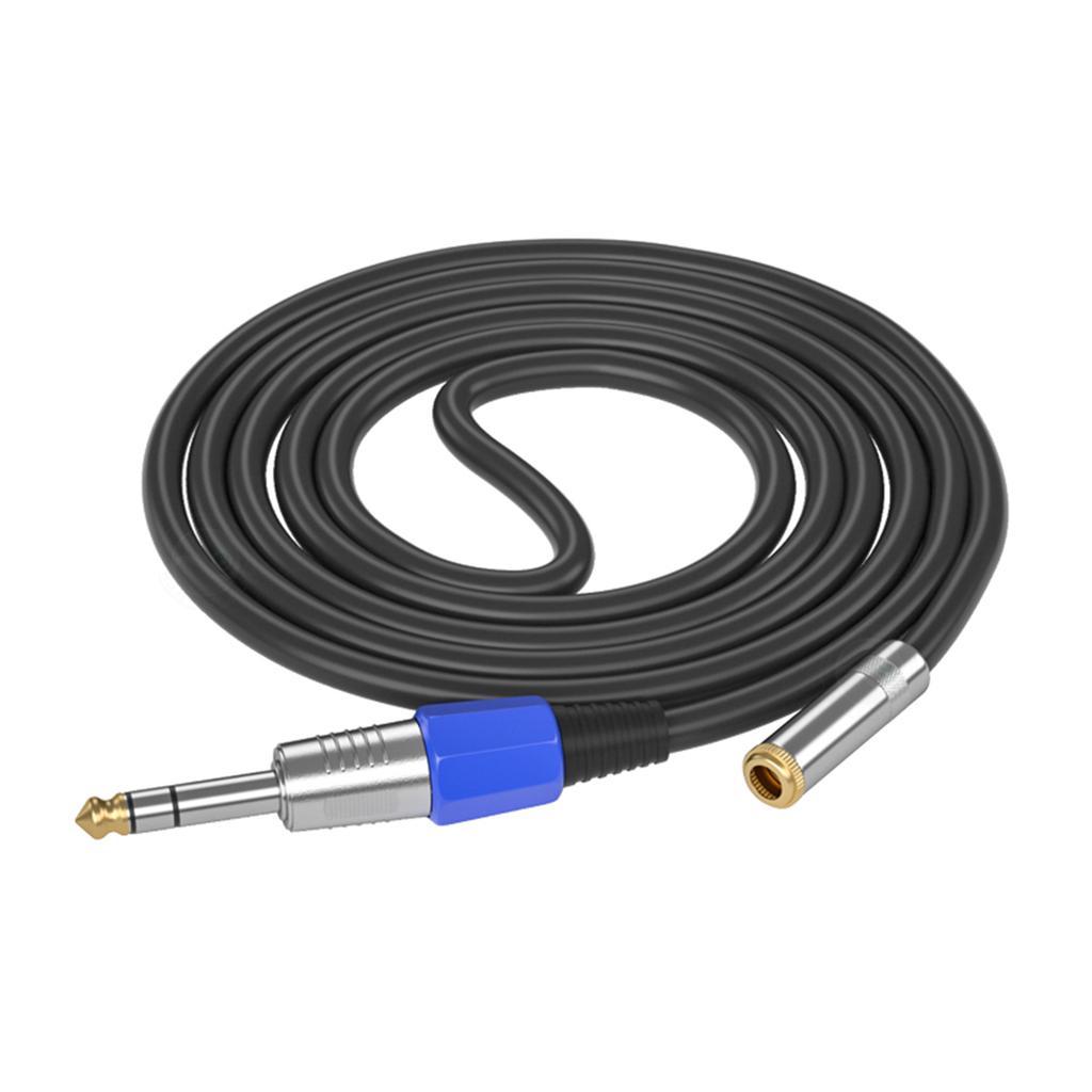6.35mm To 3.5mm Headphone Adapter TRS 6.35mm Male To 3.5mm Female 1/8 To 1/4 Stereo Adapter for Amplifiers Guitar Piano