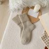 Winter Thickened Wool Socks Women's Breathable Comfortable Plush Low Tube Snow Socks Korean Simple Warm Cashmere Socks