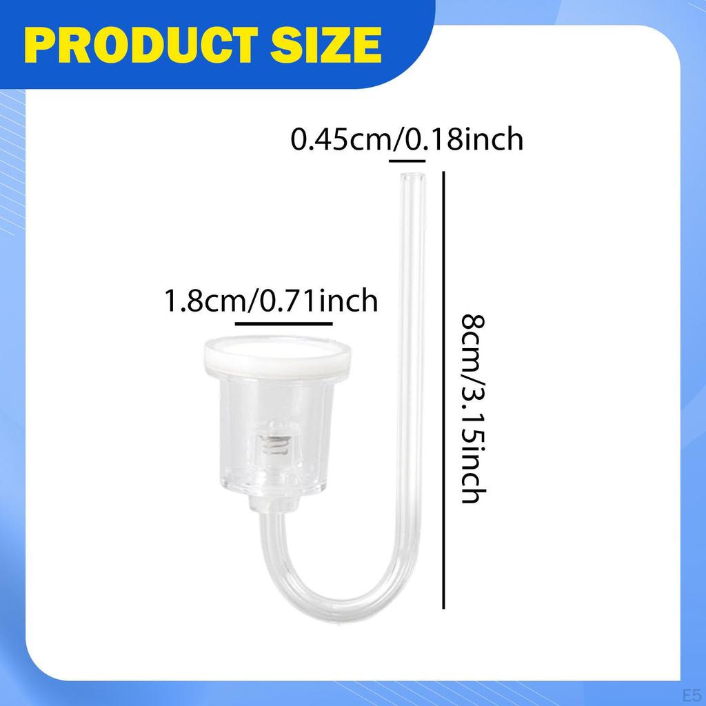 Acrylic Accessories Lightweight Aquarium CO2 System for Aquatic Plants Desk Photo Office