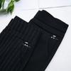 FiveFive Spring Autumn Middle Aged Women Elastic Waist Casual Straight Pants Female Trousers Lady Stripe Pencil Pants