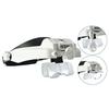 Headband Lighted Magnifier With 6 Interchangeable Lenses Head Magnifying Glass Eyewear Loupes For Repair Readin
