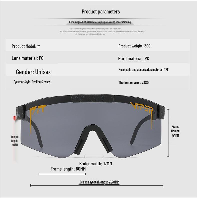 PIT VIPER Polarized Sports and Cycling Sunglasses