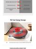 Removable Enamel Heat Conduction Plate: Prevents Pot Bottom Burn on Coal Gas Stoves and Offers Defrosting and Insulation.