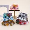 Flower Pattern Bucket Hat Men'S Double-Sided Basin Hat Women'S Trend Versatile Outdoor Sun Hat