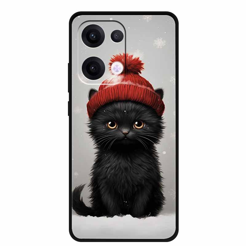 TPU Case For OPPO Reno 13 5G Phone Case Coque Shocproof Black Silicone Soft Back Cover For OPPO Reno 13 Reno13 Pro Case Funda