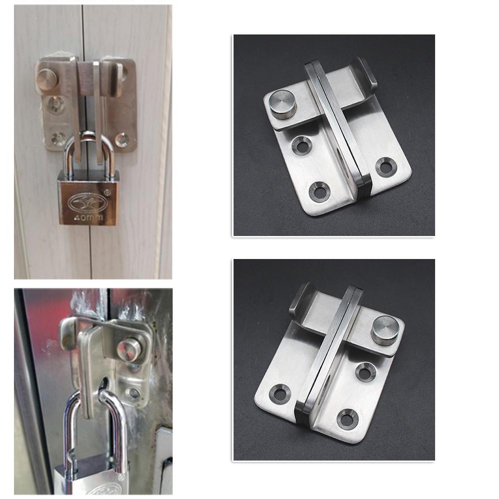 Door Latch Bolt Lock Wardrobe Door Bolt Latch Drawer Lock Safety Latch Stainless Steel Hasp Window  Home Improvement Hardware