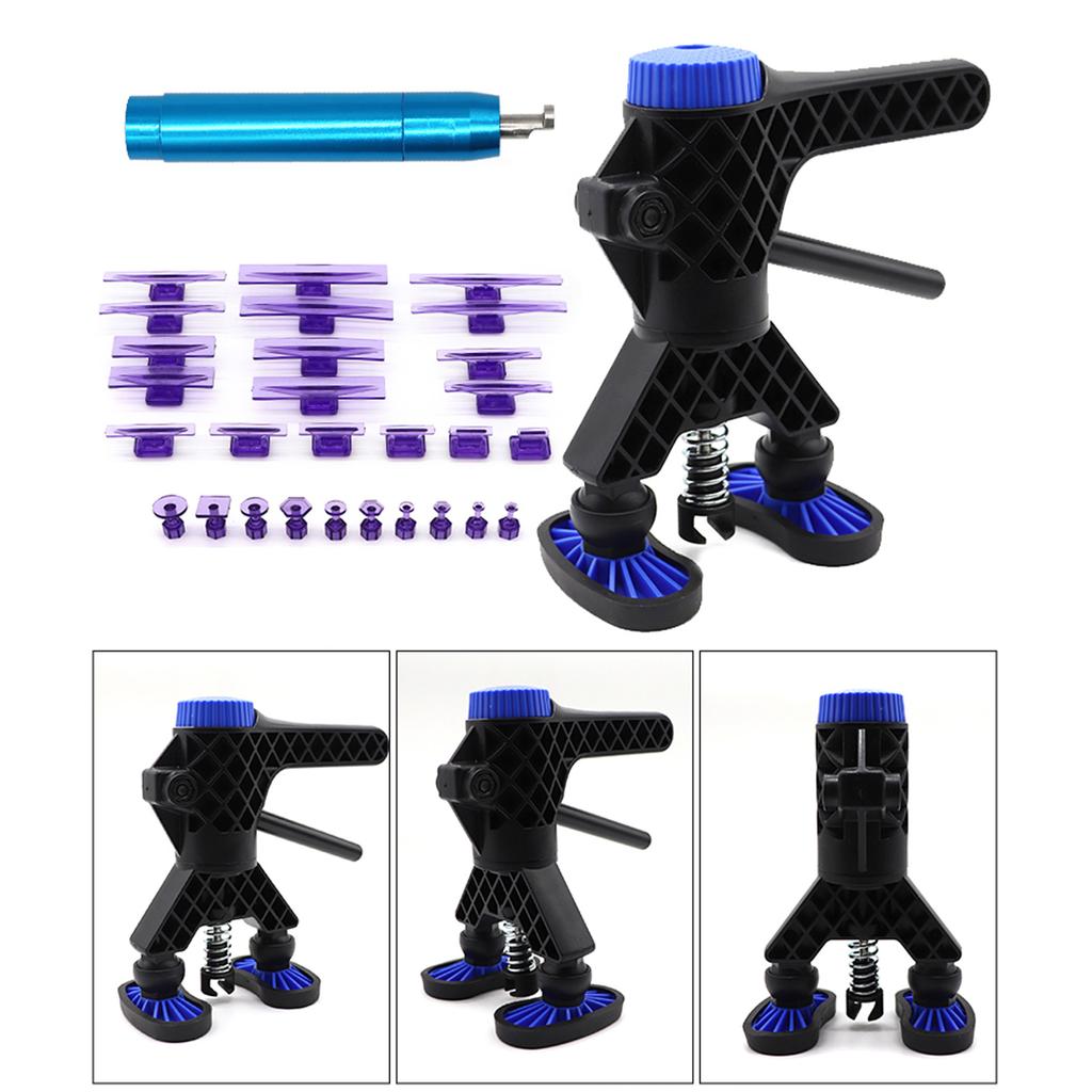 Werkzeuge zum Ausbeulen von Autos Heber Mehrzweck Verstellbarer Griff Abzieher Lackfreies Entfernen von Dellen und Beulen Reparatur Komplettes Werkzeugset