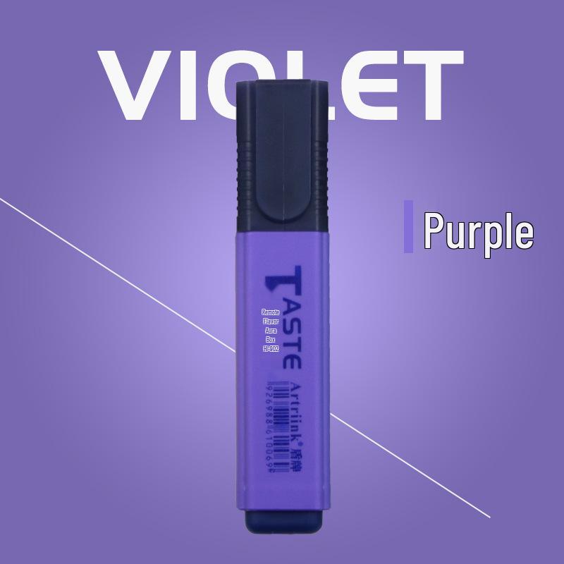 Large Capacity Eye-Safe Fluorescent Highlighter Pen for Students and Drawing Journals