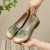 New Chinese Women's Shoes Mother Shoes Spring and Autumn Retro National Style Versatile Lazy Shoes Non-slip Casual Comfortable Shallow Mouth Si