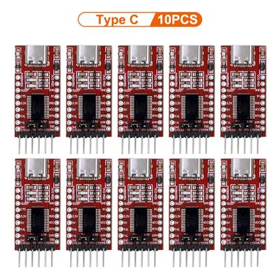 1PCS 5/10PCS FT232RL Type-C To TTL Serial Converter Adapter Module FT232R Breakout Mini USB To TTL Adapter Board for Arduino
