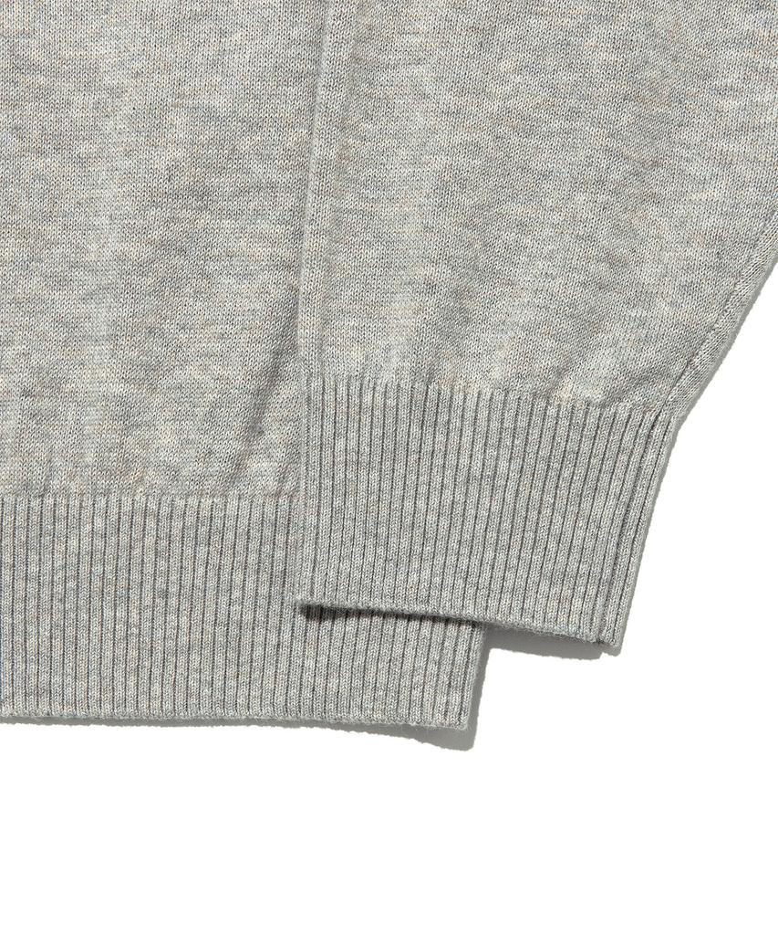 LEE Big Twitch Logo Linen Blend Knit Grey