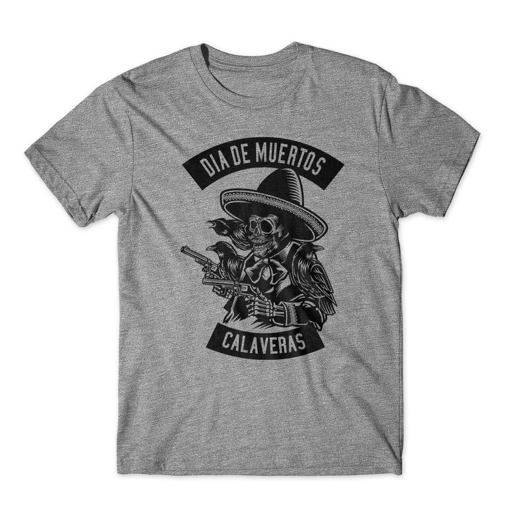 Dia De Muertos T-Shirt 100% Cotton Premium Tee New S разноцветный