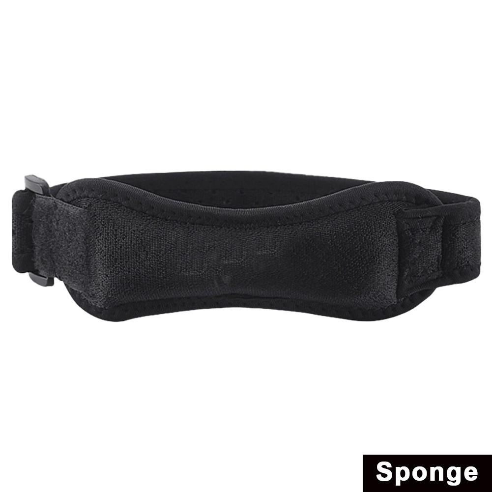 

Спортивный наколенник с компрессией и пателлярным ремнем, амортизирующий, дышащий, для бега, баскетбола, тренировок на открытом воздухе, защита Sponge Style