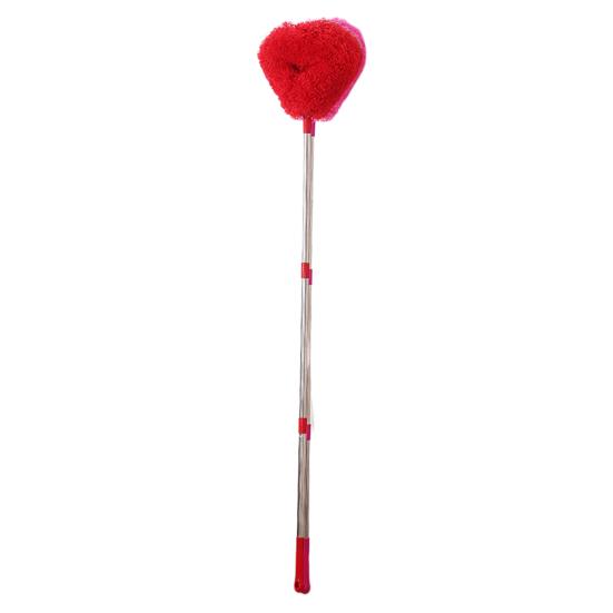 Ceiling Fan Cleaning Brush with Triangular Notch Design Extendable Pole Fan Blade Cleaner Kitchen Bathroom Hotel Dormitory Cleaner