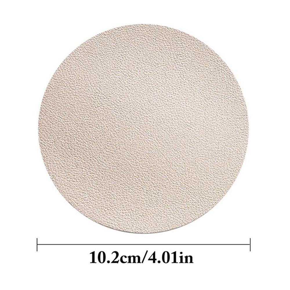 Faux Leather Waterproof Bowl Heat Resistant Insulation Coasters Placemat Home Decor Cup Mat